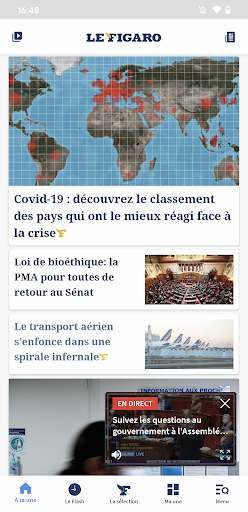 Le Figaro - screenshot 1