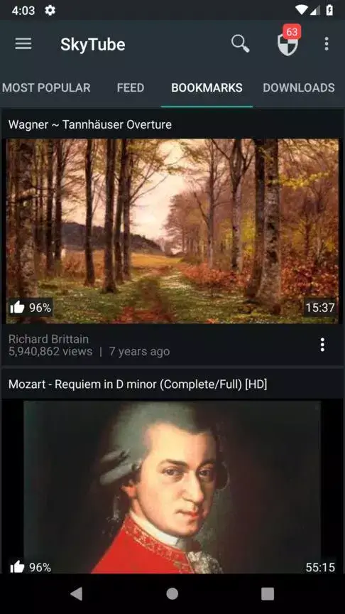 SkyTube Extra - screenshot 2