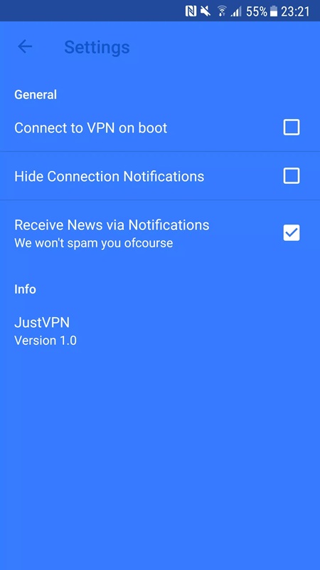JustVPN APK - screenshot 5
