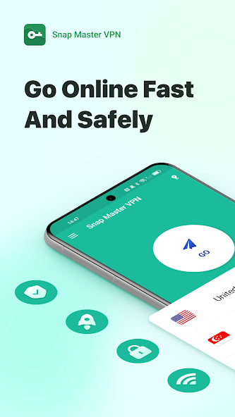 Snap Master VPN - Free VPN & security unblock Proxy - screenshot 1