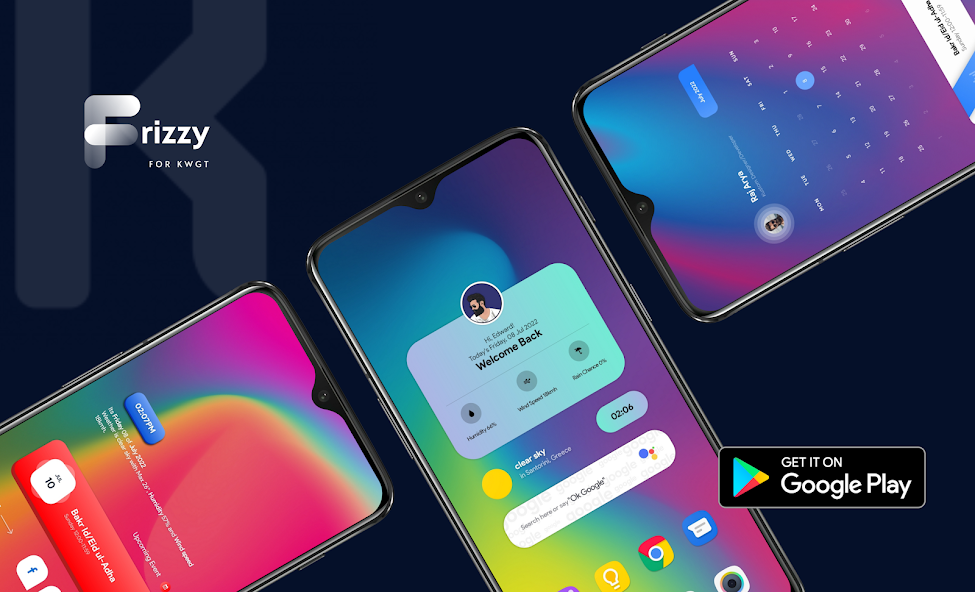 Frizzy KWGT - screenshot 2
