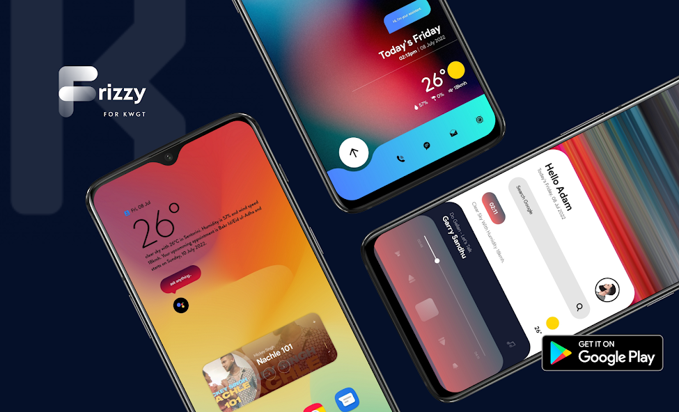 Frizzy KWGT - screenshot 3