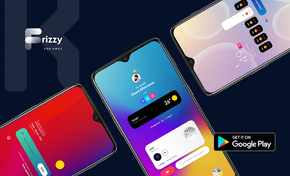 Frizzy KWGT - screenshot 4