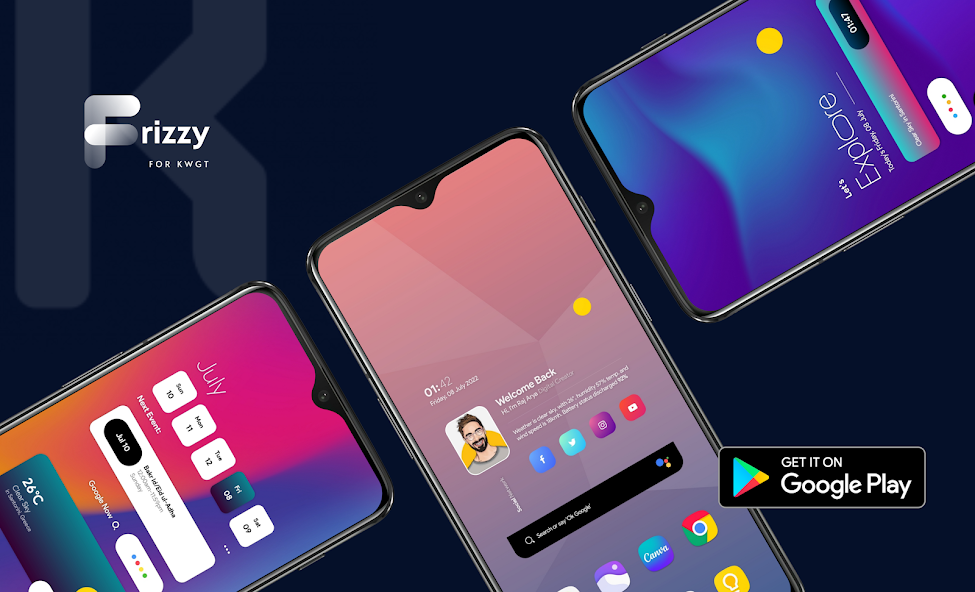 Frizzy KWGT - screenshot 6