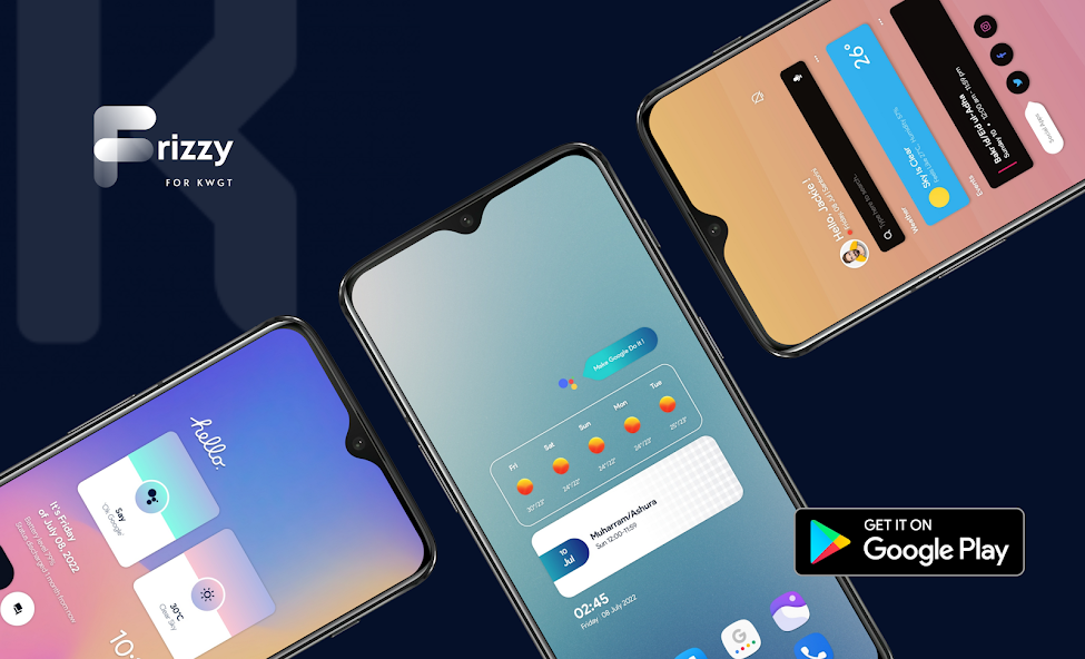 Frizzy KWGT - screenshot 8