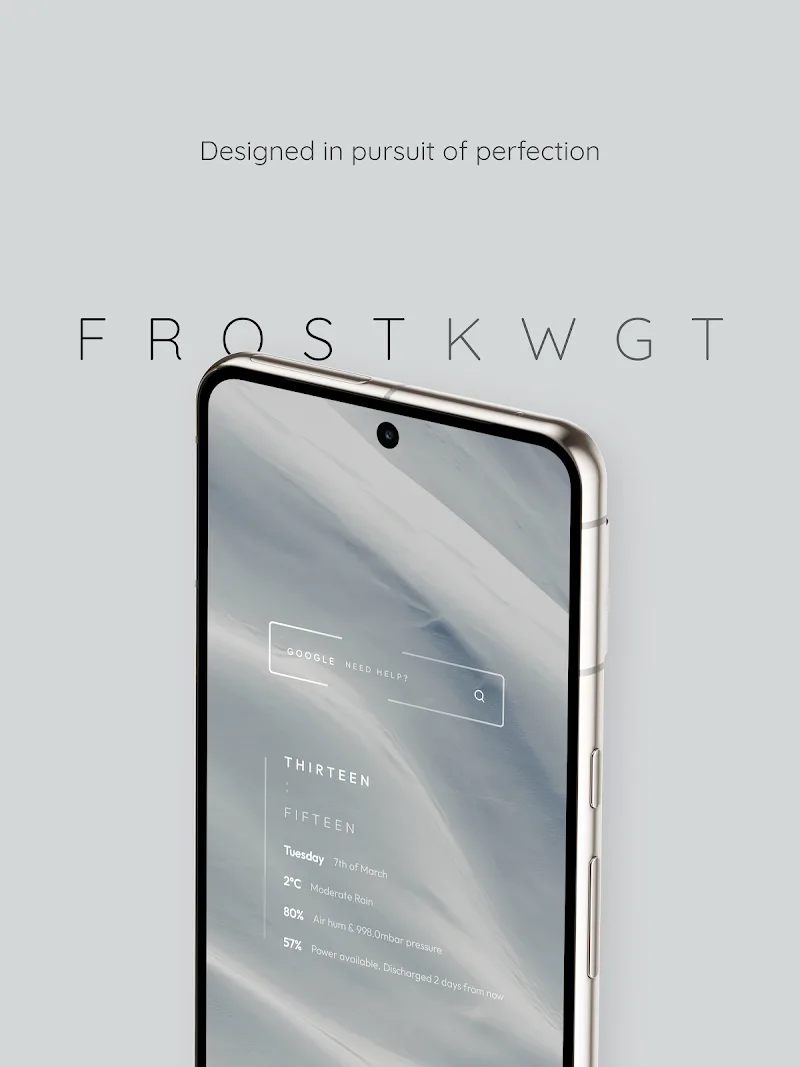 Frost KWGT - screenshot 1