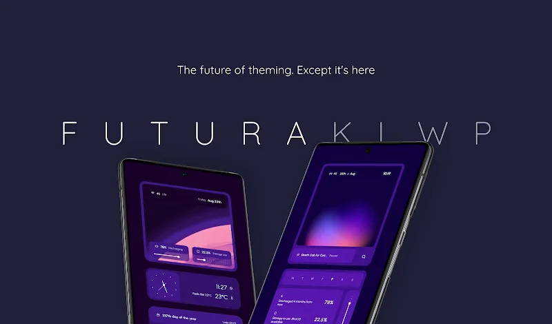 Futura KLWP - screenshot 1