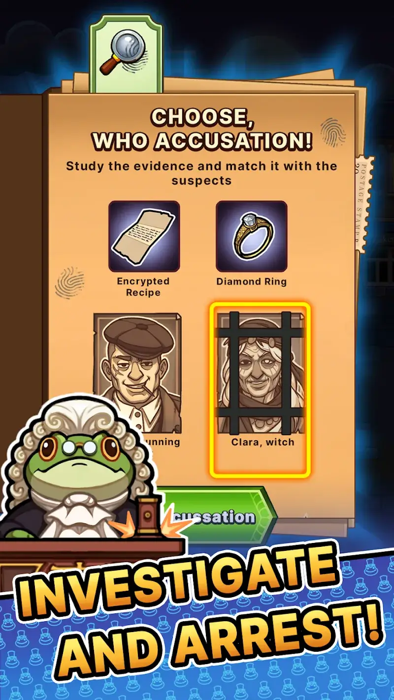 DetecToad Detective Idle RPG - screenshot 4