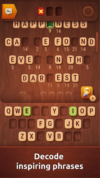 Colorwood Words - Cryptogram - screenshot 4