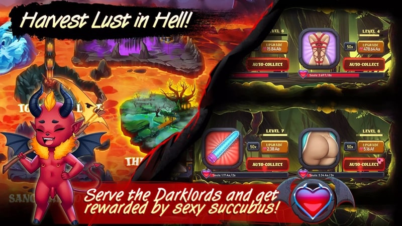 Idle lust APK - screenshot 1
