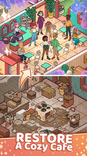 Starbrew Cafe: Mystical Merge - screenshot 3