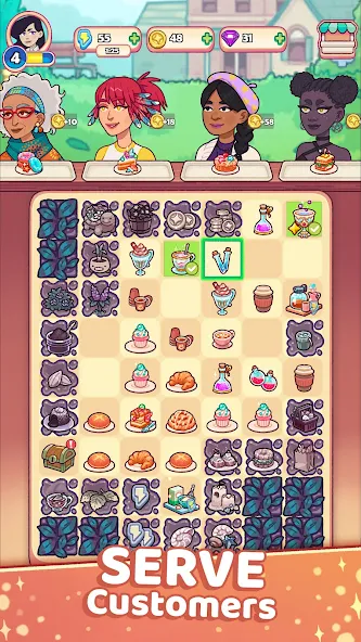 Starbrew Cafe: Mystical Merge - screenshot 6