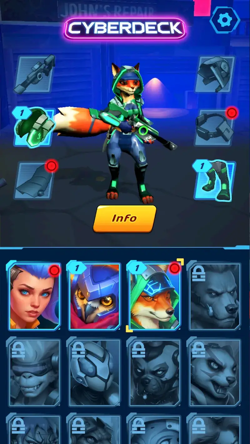 Cyberdeck RPG Card Battle - screenshot 3
