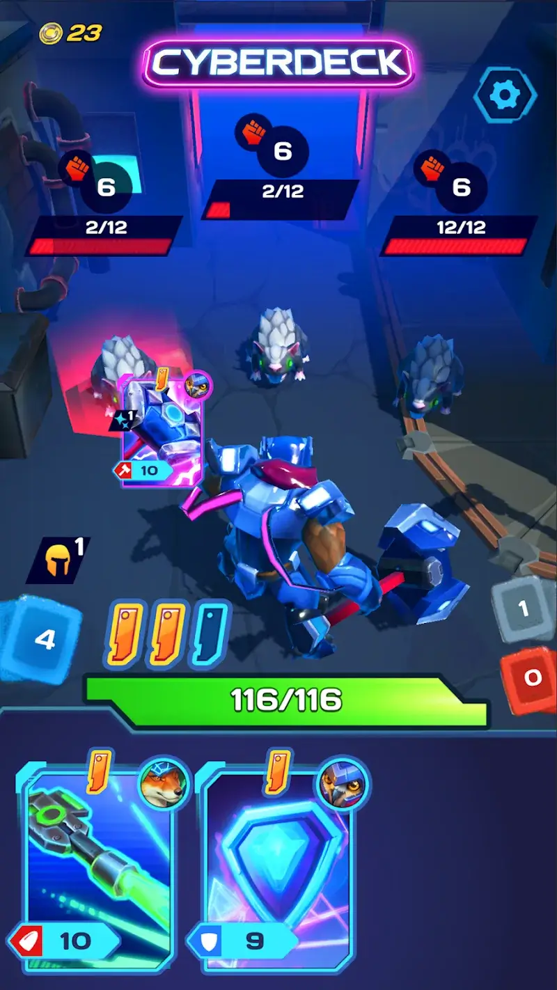 Cyberdeck RPG Card Battle - screenshot 5