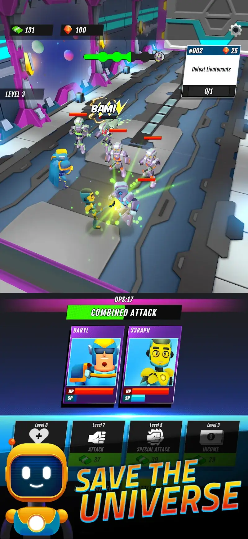 Superheroes Idle RPG League - screenshot 1