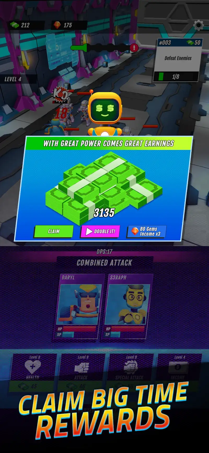 Superheroes Idle RPG League - screenshot 6