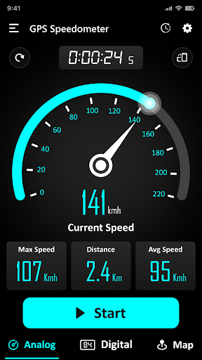 GPS Speedometer - screenshot 2