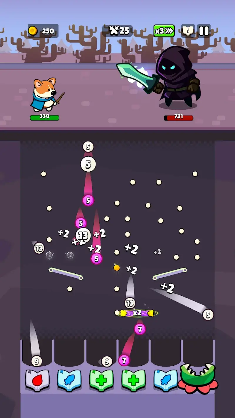 Bounce Hero Pachinko Dungeon - screenshot 2