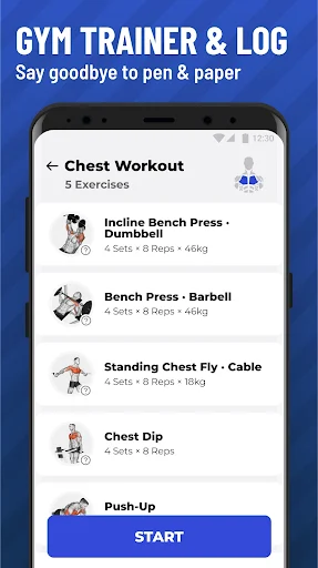Gym Workout Tracker - screenshot 1
