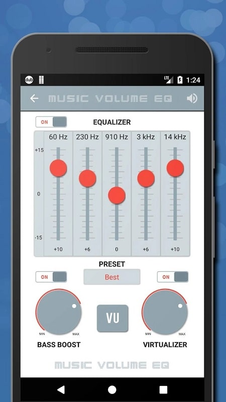 Music Volume EQ + Equalizer APK - screenshot 1
