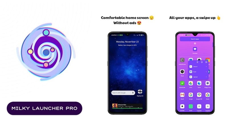 Milky Launcher Pro APK - app icon