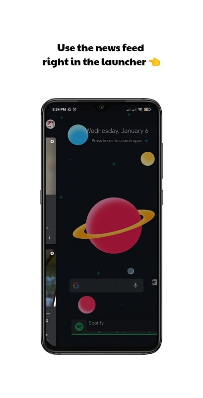 Milky Launcher Pro APK - screenshot 1