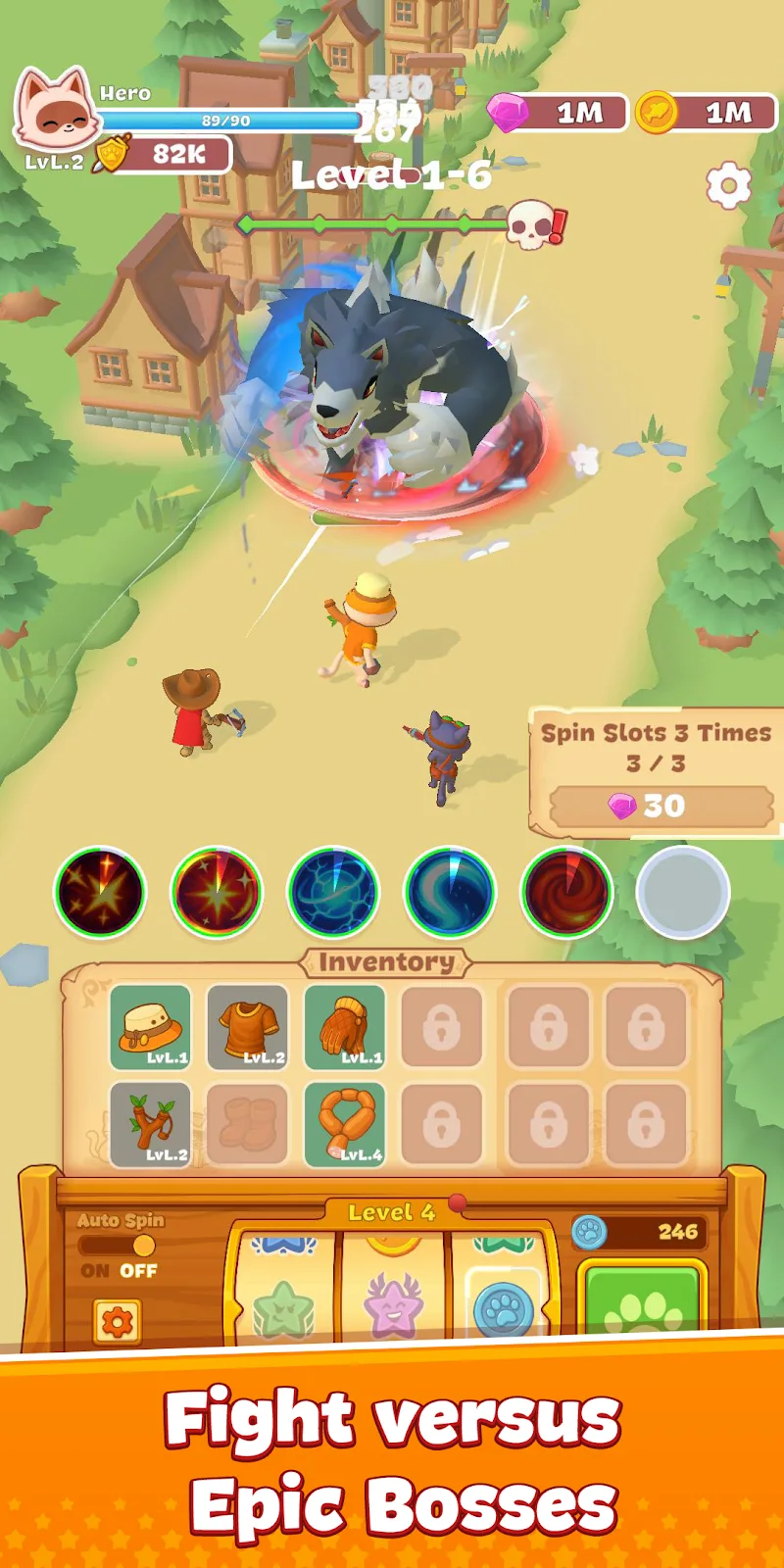 Meow Fury Idle Cat Legends - screenshot 3