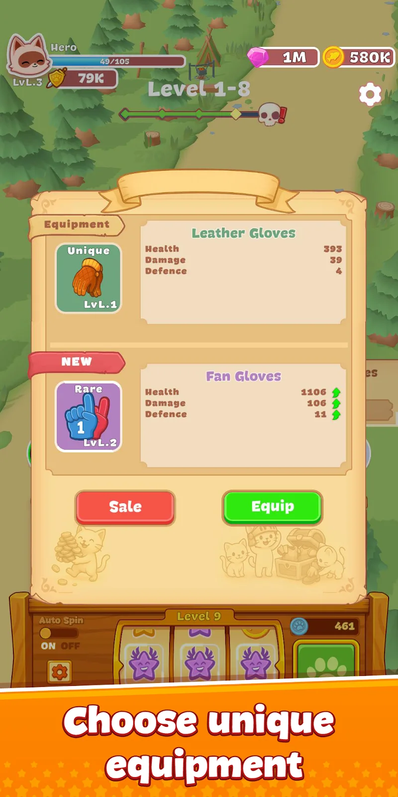Meow Fury Idle Cat Legends - screenshot 5