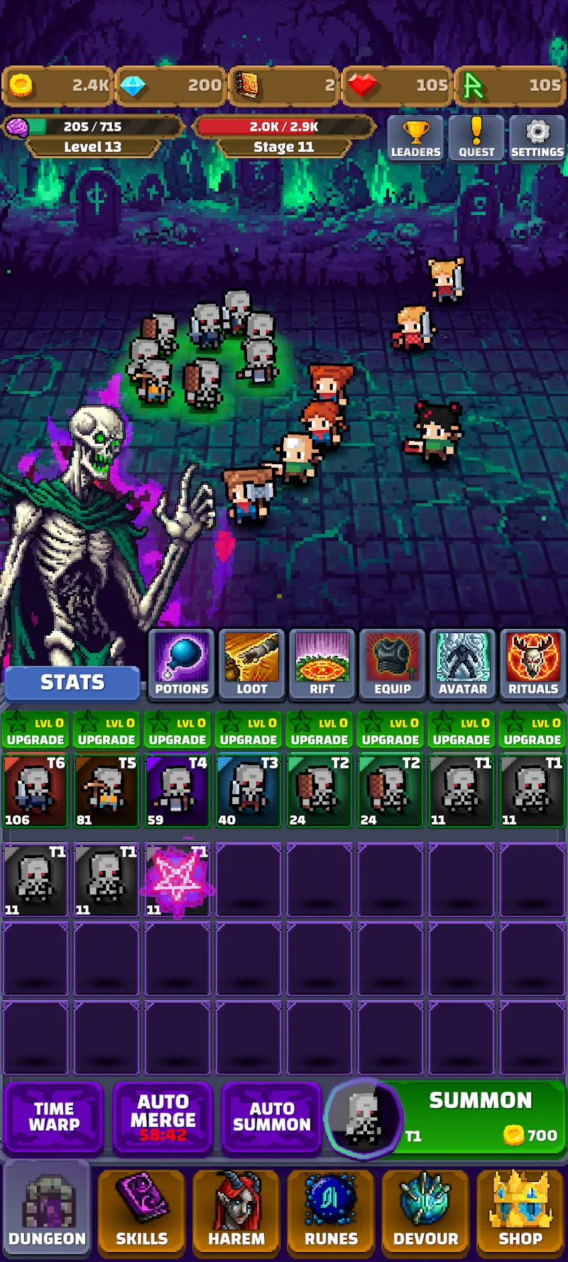 Idle Zombie Summoner - screenshot 2
