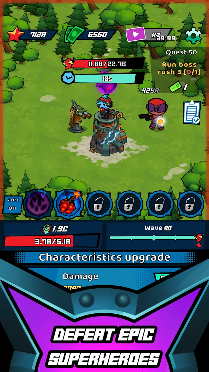 Legend of Villain Idle Tower - screenshot 1