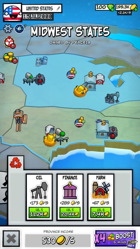 Country Balls State Takeover APK - screenshot 4