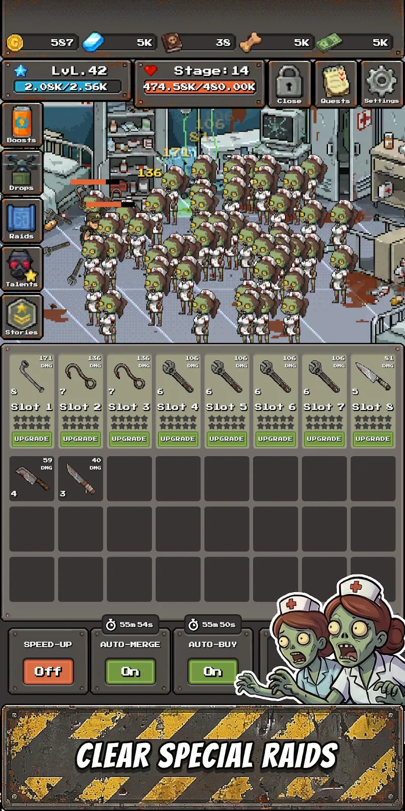 Idle Survivor Zombie Land - screenshot 3