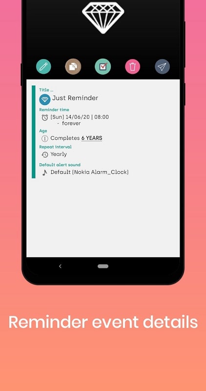Just Reminder with Alarm APK - screenshot 4
