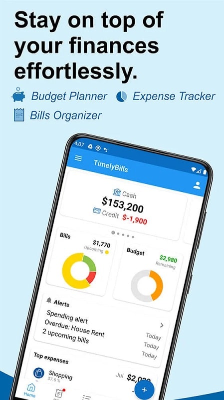 TimelyBills APK - screenshot 1