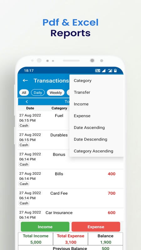 Income Expense APK - screenshot 4