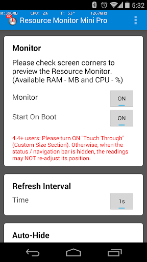 Resource Monitor Mini Pro - screenshot 4
