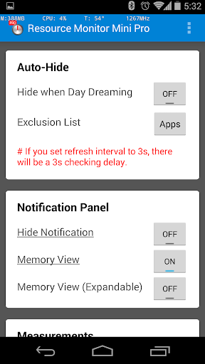 Resource Monitor Mini Pro - screenshot 6