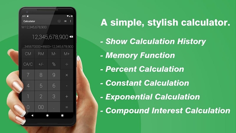 Calculator – Floating Widget - screenshot 1