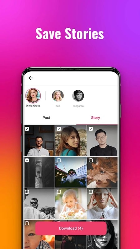 Instagram downloader APK - screenshot 3
