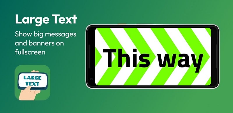 Large Text APK MOD APK icon