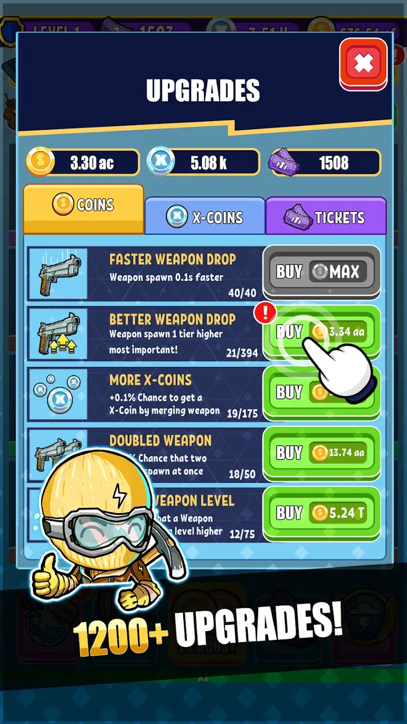 Idle Royale Merge Manager RPG - screenshot 3