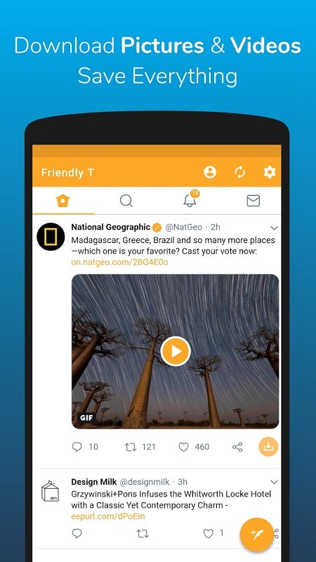 Friendly For Twitter APK - screenshot 1