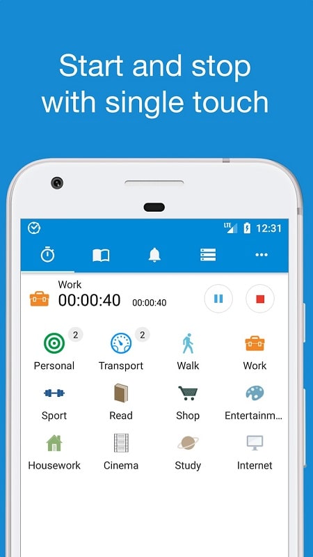 aTimeLogger Pro APK - screenshot 1