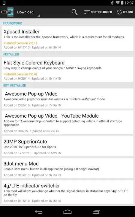 Virtual Xposed - screenshot 1