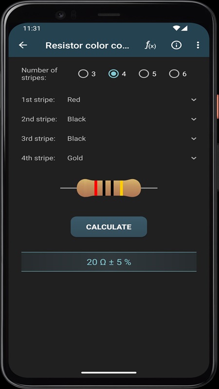 Electrical Calculations APK - screenshot 1