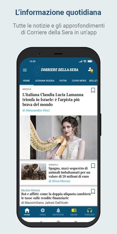 Corriere della Sera - screenshot 1