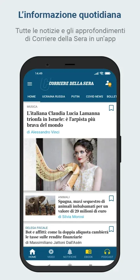 Corriere della Sera - screenshot 1