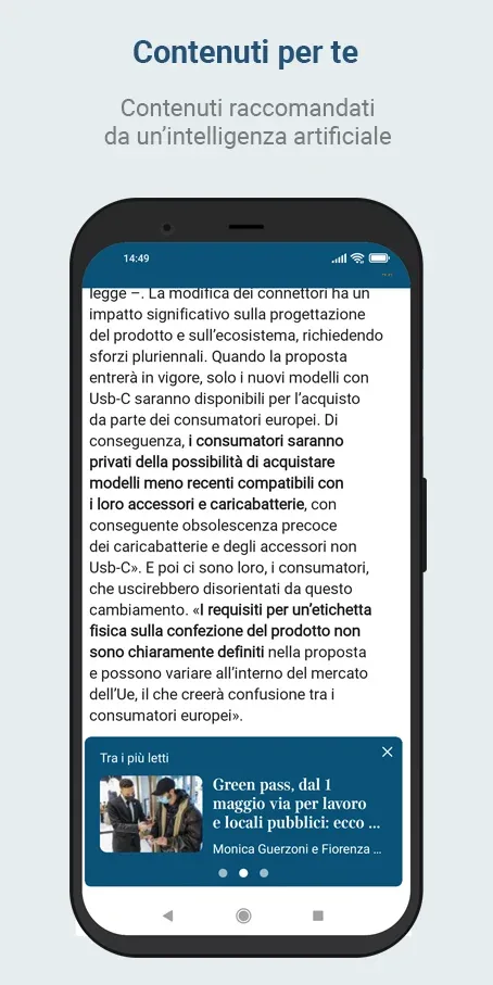 Corriere della Sera - screenshot 2