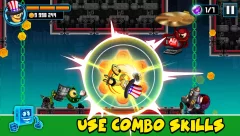 Kick the Man - Free shooting Action platformer - screenshot 2