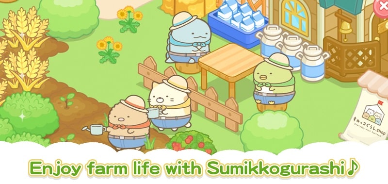 Sumikkogurashi Farm APK - screenshot 2